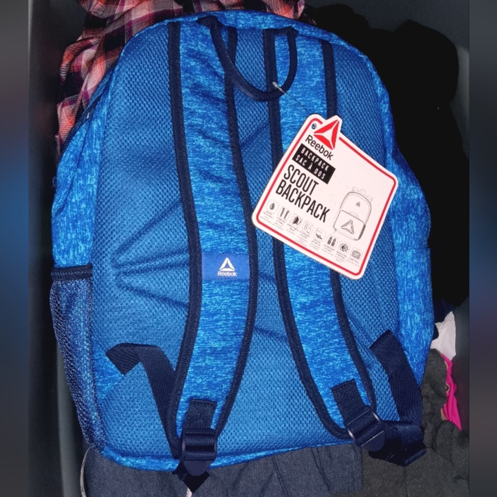 Reebok Blue Backpack - Picture 2 of 3